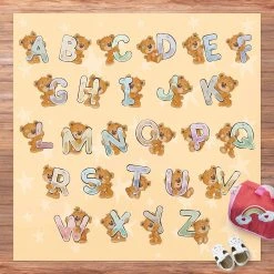 Bilderwelten Alphabet mit Teddy von A bis Z - 120 x 120 cm - Durchmesser: 120 cm 10 Bilderwelten Alphabet mit Teddy von A bis Z - 120 x 120 cm - Durchmesser: 120 cm -Teppiche populaire boutique 0a629d5edc68429491f2ebd63ea0cbb3