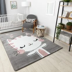 RugsX Kinderteppich PETIT KITTY KATZE grau - 140 x 190 cm 8 RugsX Kinderteppich PETIT KITTY KATZE grau - 140 x 190 cm -Teppiche populaire boutique 0ea8d4fa85b242e39676a8217c980e43