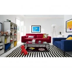 Hanse Home Teppich Panel - Schwarz / Creme - 160 x 230 cm -Teppiche populaire boutique 1000045118 190208 13543400067 MOOD GALLERYIMAGES P000000001000045118 mood