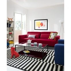 Hanse Home Teppich Panel - Schwarz / Creme - 160 x 230 cm -Teppiche populaire boutique 1000045118 190208 13543400068 MOOD GALLERYIMAGES P000000001000045118 mood