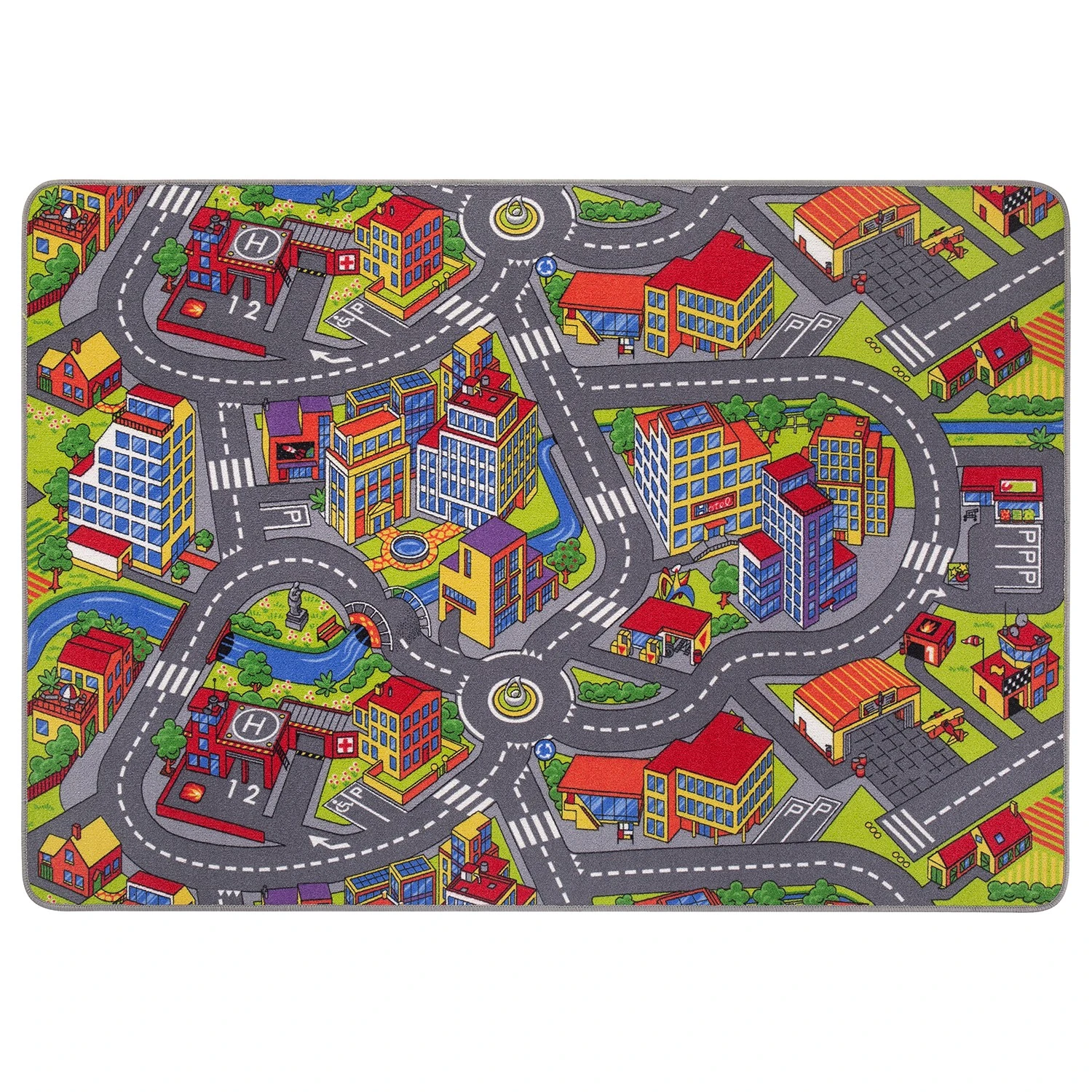 Andiamo Kinderteppich Straße - 200 x 140 cm 1 Andiamo Kinderteppich Straße - 200 x 140 cm