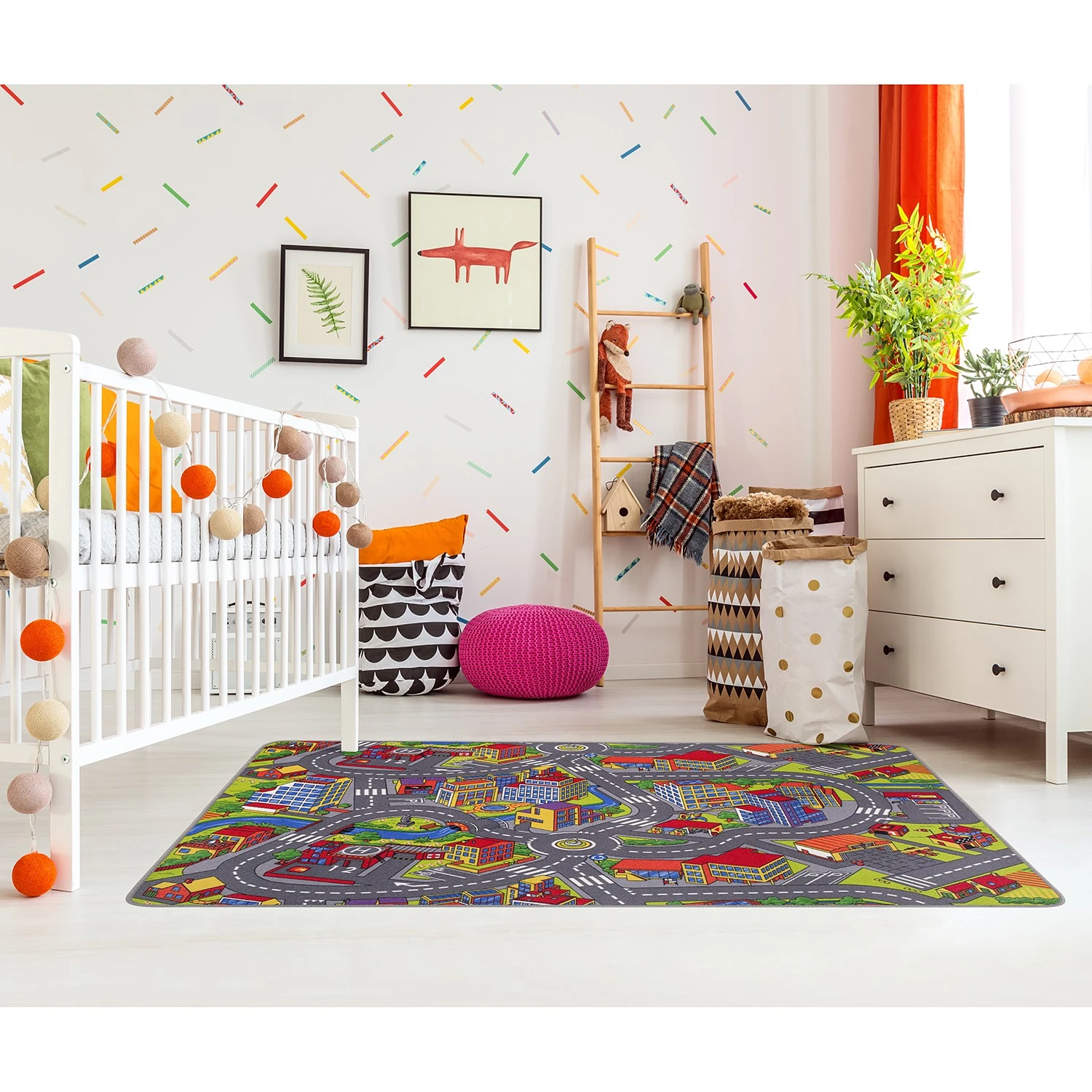 Andiamo Kinderteppich Straße - 200 x 140 cm 2 Andiamo Kinderteppich Straße - 200 x 140 cm – Bild 2