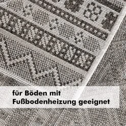 Andiamo In-/Outdoorteppich Saint Jordi - Kunstfaser - Grau / Schwarz 26 Andiamo In-/Outdoorteppich Saint Jordi - Kunstfaser - Grau / Schwarz -Teppiche populaire boutique 1000121227 220301 070 DETAILS P000000001000121227