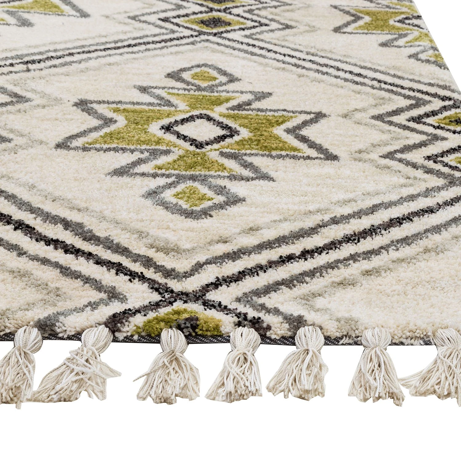 Top Square Hochflorteppich Vittoria III - Kunstfaser - Beige / Gold - 160 x 230 cm 4 Top Square Hochflorteppich Vittoria III - Kunstfaser - Beige / Gold - 160 x 230 cm – Bild 4