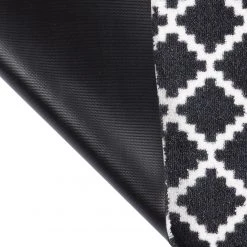 Zala Living Fußmatte Elegance - Kunstfaser - Schwarz / Weiß -Teppiche populaire boutique 1000126996 190709 08132500003 DETAILS P000000001000126996