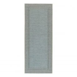 Freundin Home Collection In-/Outdoorteppich Ocean - Kunstfaser - Blaugrau - 70 x 200 cm