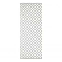 Hanse Home Läufer Native - Kunstfaser - Hellgrau - 80 x 250 cm