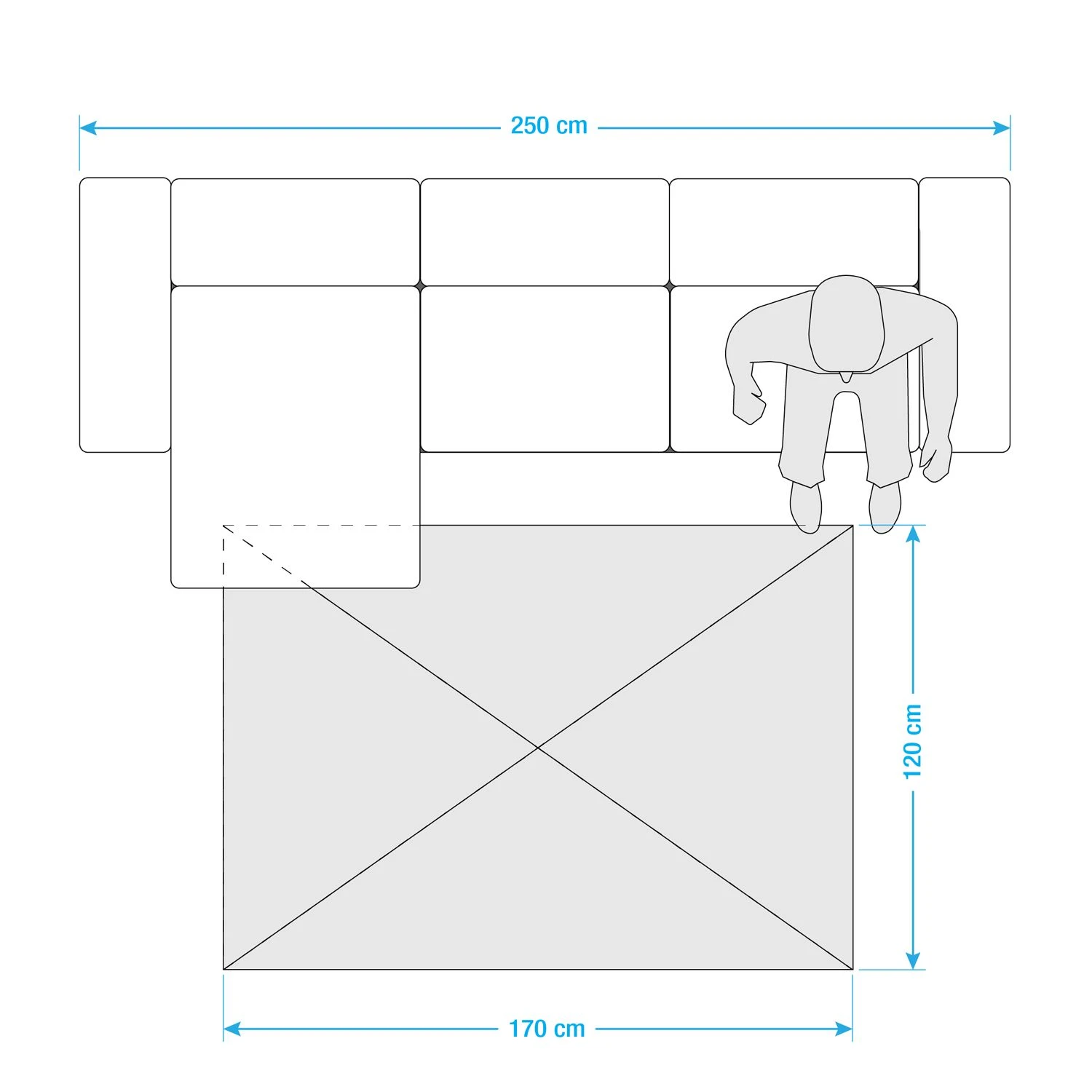 Hanse Home Kurzflorteppich Elysium - Kunstfaser - Hellgrau - 120 x 170 cm 5 Hanse Home Kurzflorteppich Elysium - Kunstfaser - Hellgrau - 120 x 170 cm – Bild 5