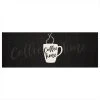 Zala Living Küchenläufer Coffee time - Kunstfaser - Schwarz