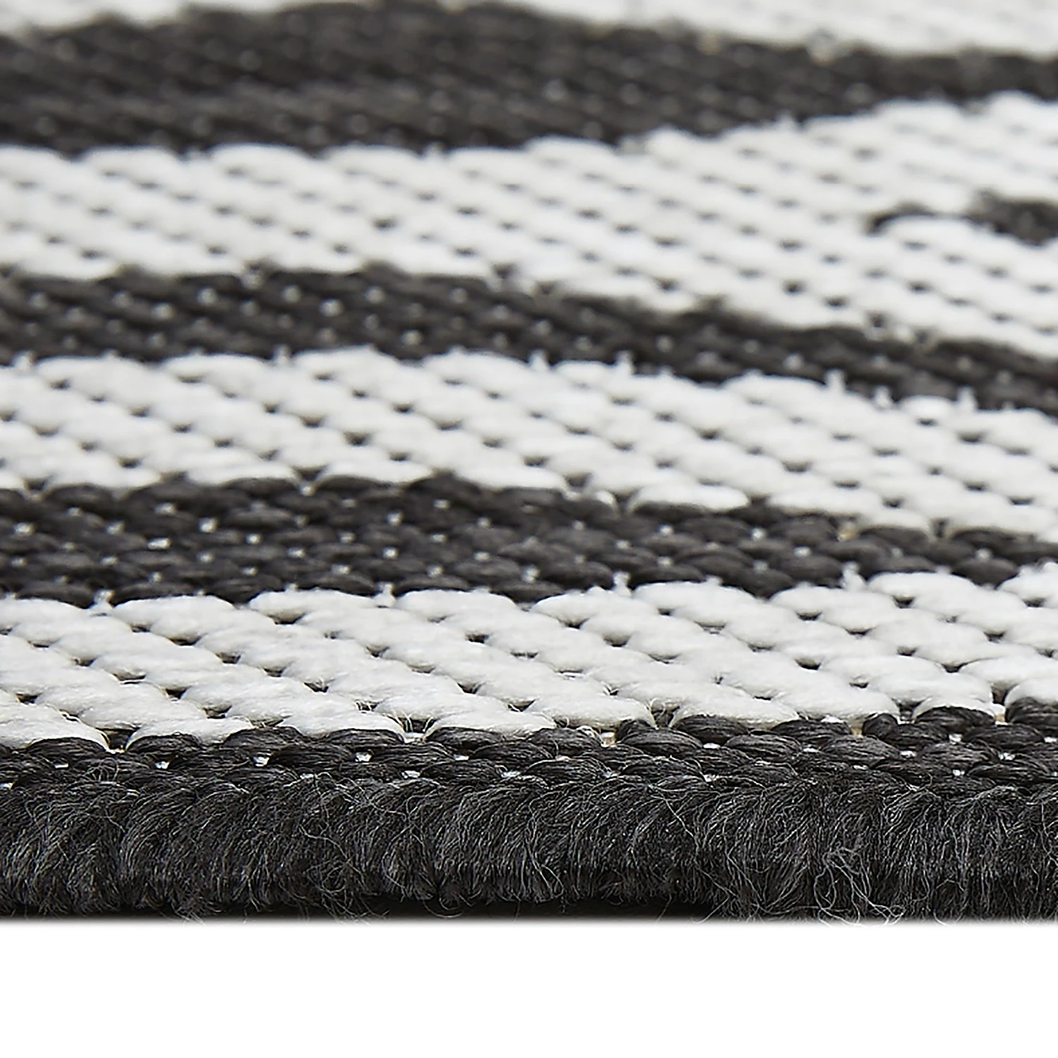 Andiamo In-/Outdoor Teppich New Orleans - Kunstfaser - Anthrazit / Beige 6 Andiamo In-/Outdoor Teppich New Orleans - Kunstfaser - Anthrazit / Beige – Bild 6