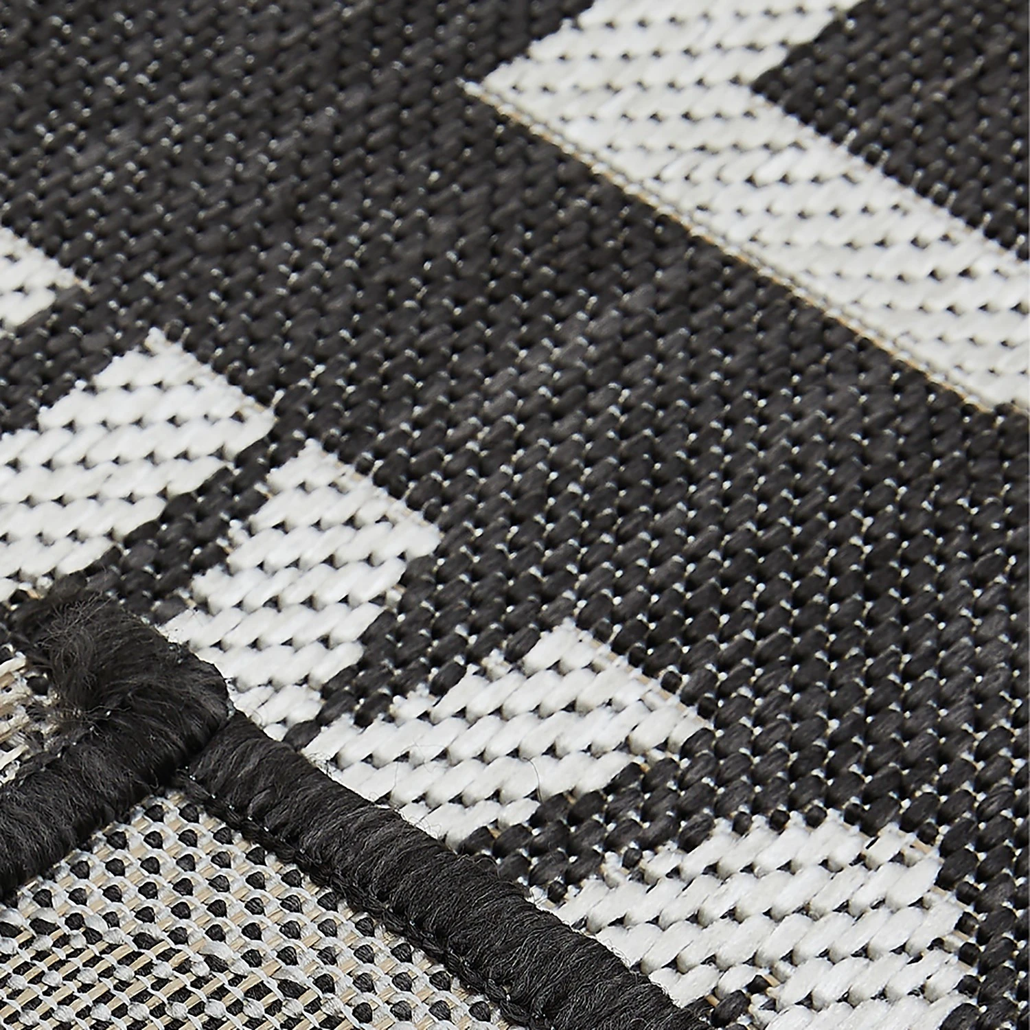 Andiamo In-/Outdoor Teppich New Orleans - Kunstfaser - Anthrazit / Beige 7 Andiamo In-/Outdoor Teppich New Orleans - Kunstfaser - Anthrazit / Beige – Bild 7