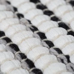 Andiamo Teppich Milo Line - Baumwolle - Schwarz - 100 x 150 cm -Teppiche populaire boutique 1000142786 211029 115706000106 DETAILS P000000001000142786