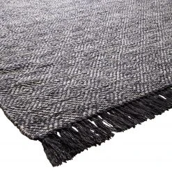 Top Square Teppich Booragoon - Baumwolle / Schwarz / Grau - 160 x 230 cm 16 Top Square Teppich Booragoon - Baumwolle / Schwarz / Grau - 160 x 230 cm -Teppiche populaire boutique 1000143716 201125 11050000003 DETAILS P000000001000143716