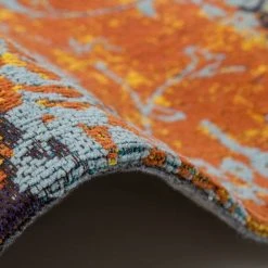 Kayoom Kurzflorteppich Symphony - Textil - Orange / Blaugrau - 120 x 170 cm 5 Kayoom Kurzflorteppich Symphony - Textil - Orange / Blaugrau - 120 x 170 cm -Teppiche populaire boutique 1000145383 181121 10350826 GALLERYIMAGES P000000001000145383