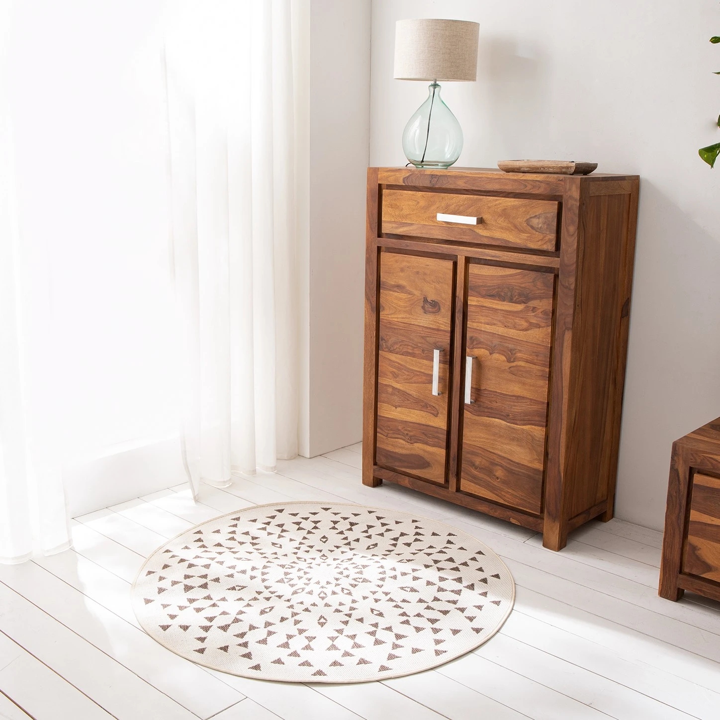 Top Square In-/Outdoorteppich Essinza III - Kunstfaser - Vintage Weiß 5 Top Square In-/Outdoorteppich Essinza III - Kunstfaser - Vintage Weiß – Bild 5