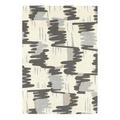 Top Square Kurzflorteppich Play VII - Kunstfaser - Creme / Grau - 160 x 230 cm