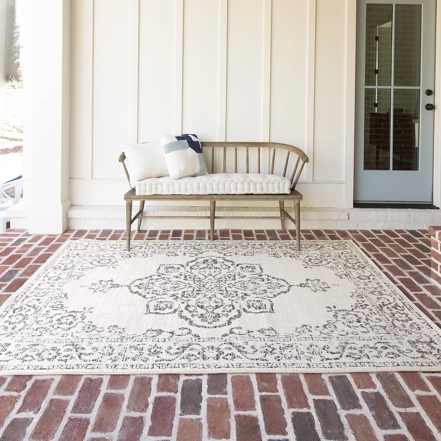 Top Square In-/Outdoorteppich Prisma V - Kunstfaser - Schwarz - 160 x 230 cm 2 Top Square In-/Outdoorteppich Prisma V - Kunstfaser - Schwarz - 160 x 230 cm – Bild 2