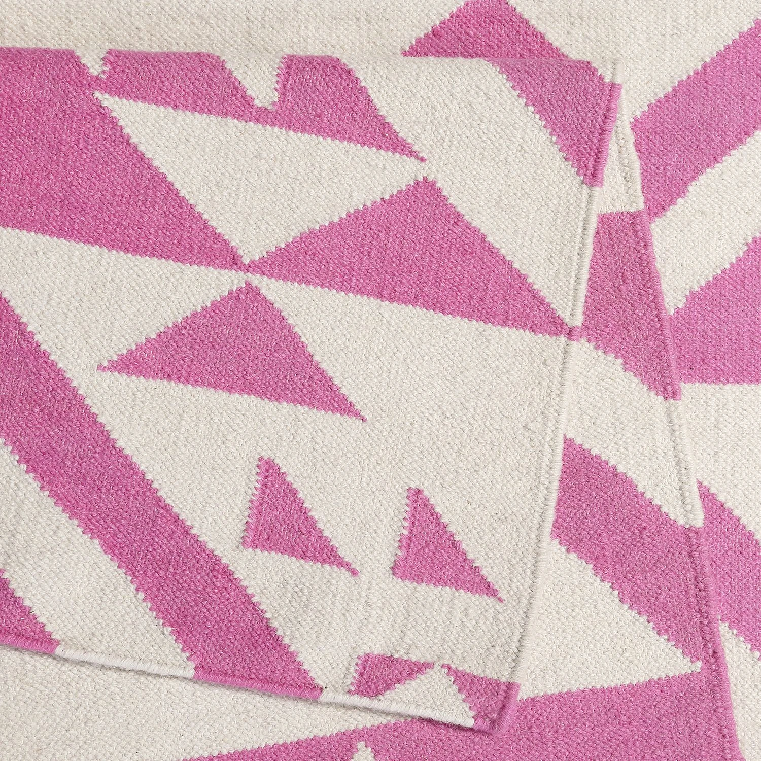 Accessorize Kurzflorteppich Mellow - Pink / Weiß 5 Accessorize Kurzflorteppich Mellow - Pink / Weiß – Bild 5