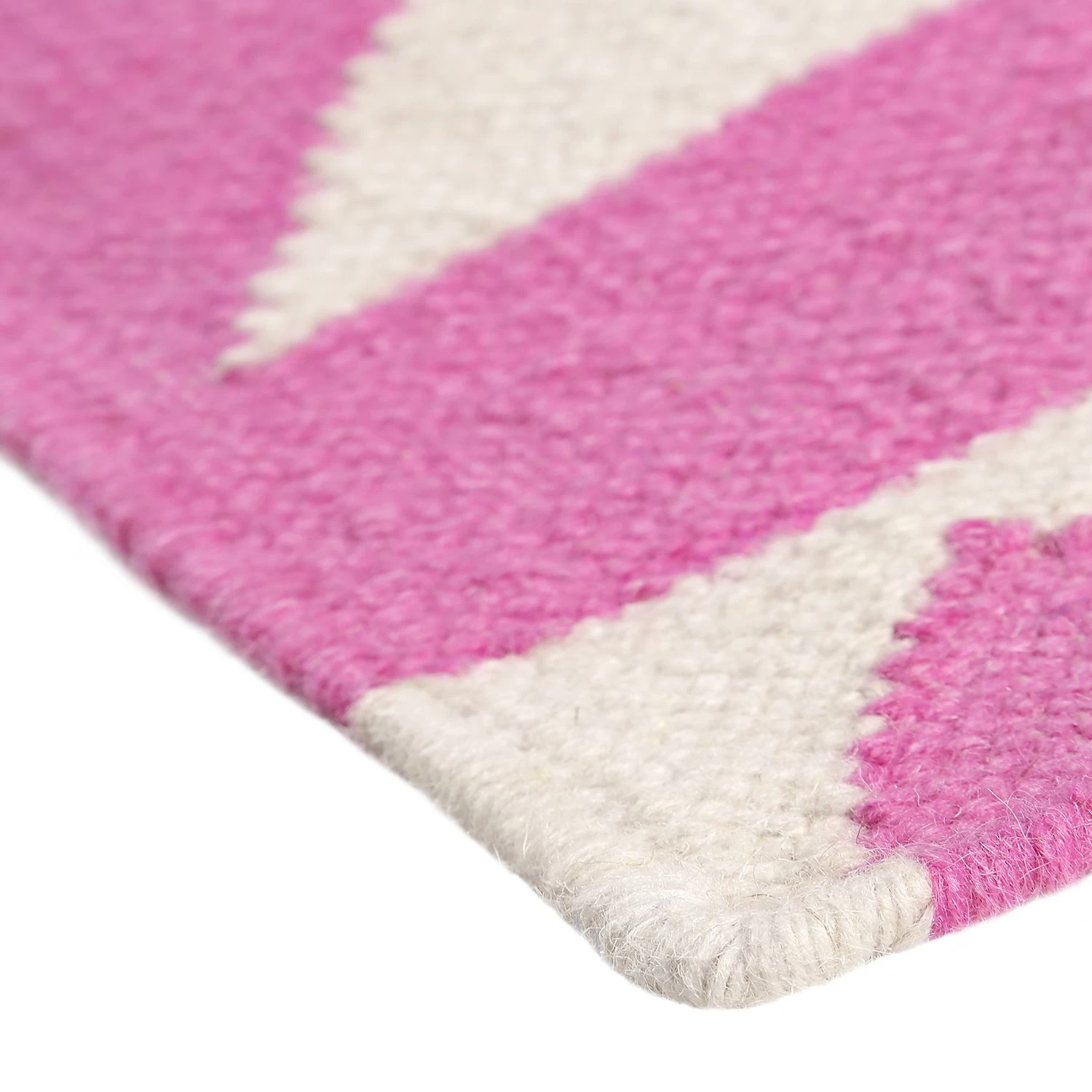 Accessorize Kurzflorteppich Mellow - Pink / Weiß 6 Accessorize Kurzflorteppich Mellow - Pink / Weiß – Bild 6