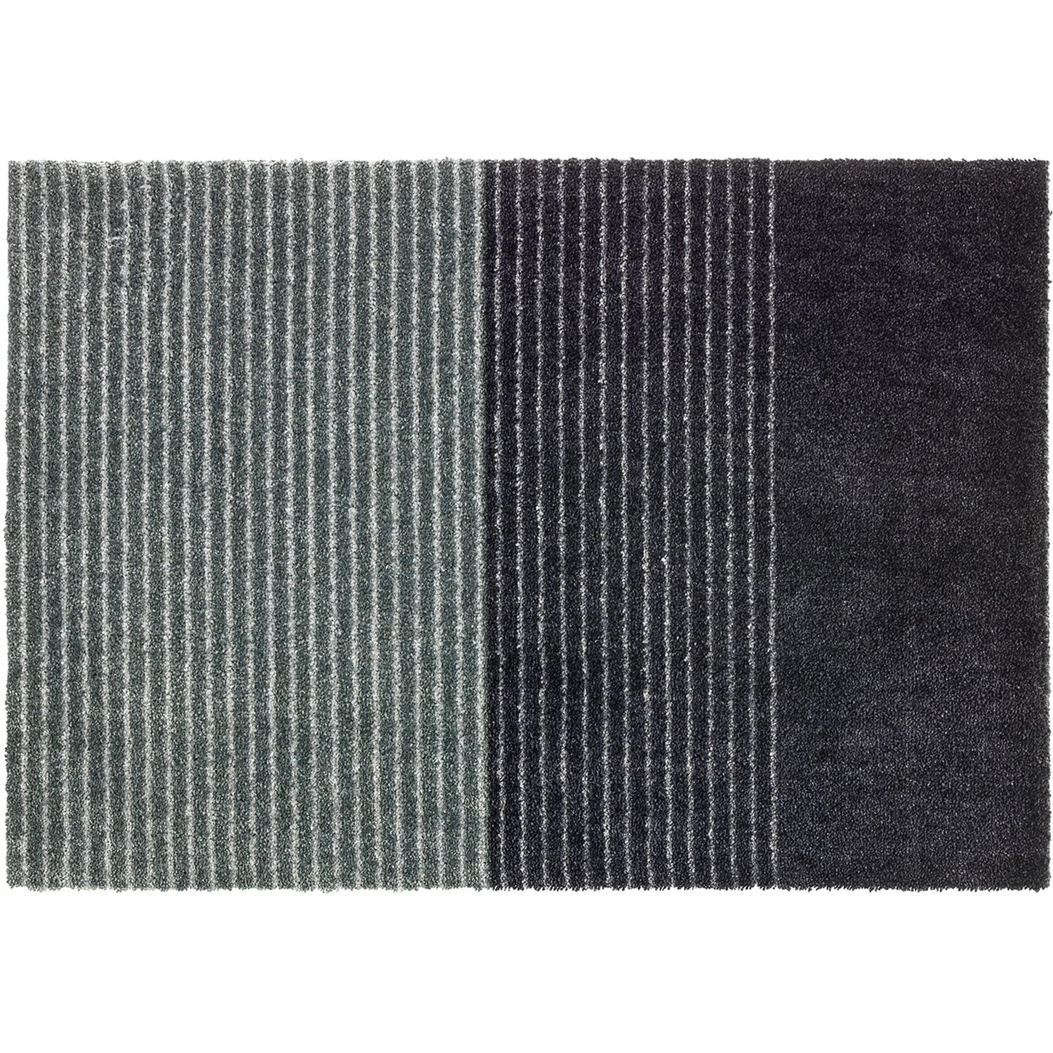 Schöner Wohnen Kollektion Fußmatte Stripes - Mischgewebe - Grau / Dunkelgrau 1 Schöner Wohnen Kollektion Fußmatte Stripes - Mischgewebe - Grau / Dunkelgrau