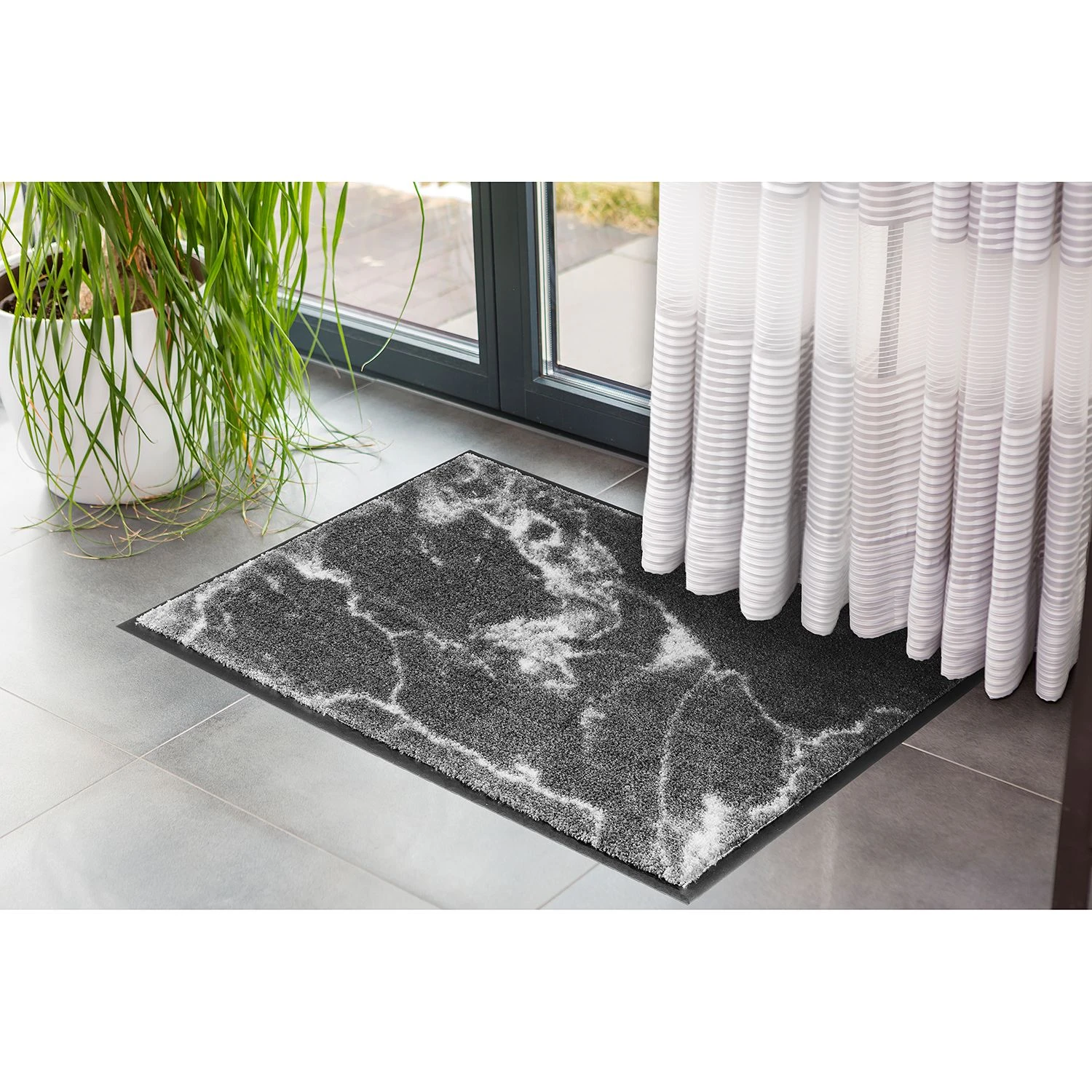 Top Square Fußmatte Miami Marble - Mischgewebe - Grau 2 Top Square Fußmatte Miami Marble - Mischgewebe - Grau – Bild 2