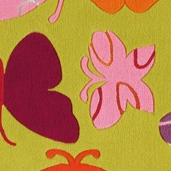 Arte Espina Kinderteppich Glowy Butterfly - Kunstfaser - Mehrfarbig -Teppiche populaire boutique 1000158349 190214 06194400110 GALLERYIMAGES P000000001000158349