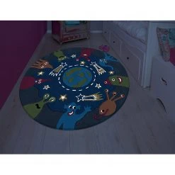 Arte Espina Kinderteppich Glowy Monster - Kunstfaser - Mehrfarbig -Teppiche populaire boutique 1000158362 190214 06194500162 MOOD GALLERYIMAGES P000000001000158362 mood