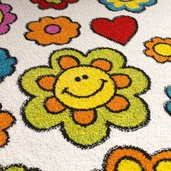 Arte Espina Kinderteppich Move Flowers - Kunstfaser - Multicolor - 133 x 190 cm -Teppiche populaire boutique 1000158520 190214 06204500808 GALLERYIMAGES P000000001000158520