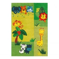 Arte Espina Kinderteppich Move Animals - Kunstfaser - Mehrfarbig - 120 x 170 cm