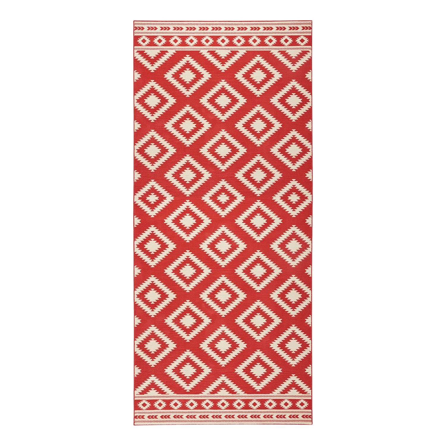 Hanse Home Läufer Ethno - Mischgewebe - Karminrot - 80 x 200 cm 1 Hanse Home Läufer Ethno - Mischgewebe - Karminrot - 80 x 200 cm