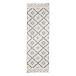 Northrugs In-/Outdoorläufer Malibu - Kunstfaser - Grau - 80 x 350 cm