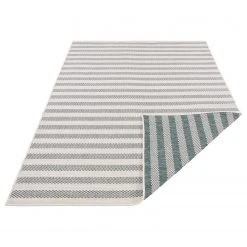 Freundin Home Collection In-/Outdoorteppich Delilia - Kunstfaser - Creme / Petrol - 160 x 230 cm -Teppiche populaire boutique 1000171490 210114 09433000261 DETAILS P000000001000171490