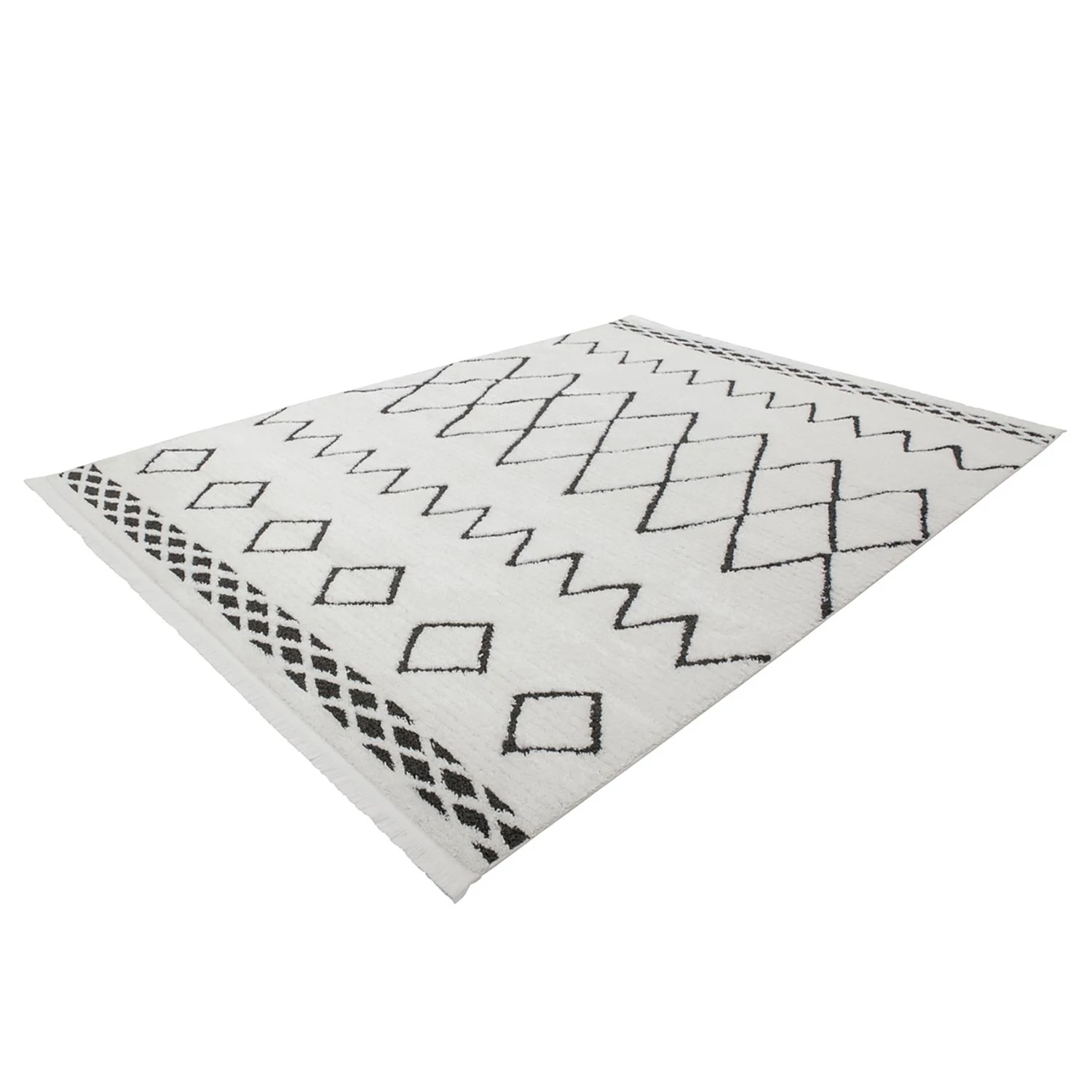 Kayoom Hochflorteppich Agadir 310 - Webstoff - Schwarz - 230 x 160 cm 3 Kayoom Hochflorteppich Agadir 310 - Webstoff - Schwarz - 230 x 160 cm – Bild 3