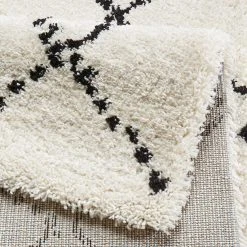 Mint Rugs Hochflorteppich Hash - Kunstfaser - Creme / Schwarz - 160 x 230 cm -Teppiche populaire boutique 1000173132 190523 06130700212 GALLERYIMAGES P000000001000173132