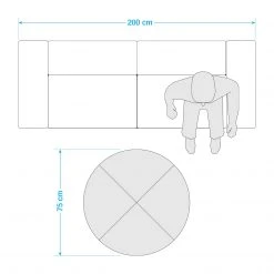 Hanse Home Fußmatte Banjup Round -Teppiche populaire boutique 1000180251 190814 08512900083 SKETCH DETAILS P000000001000180251 sketch