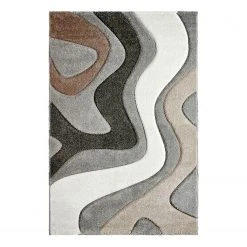 Obsession Kurzflorteppich My Acapulco I - Kunstfaser - Grau / Beige - 160 x 230 cm