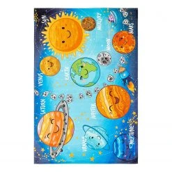 Obsession Kinderteppich My Torino Solar - Chenille - Blau / Orange - 120 x 170 cm