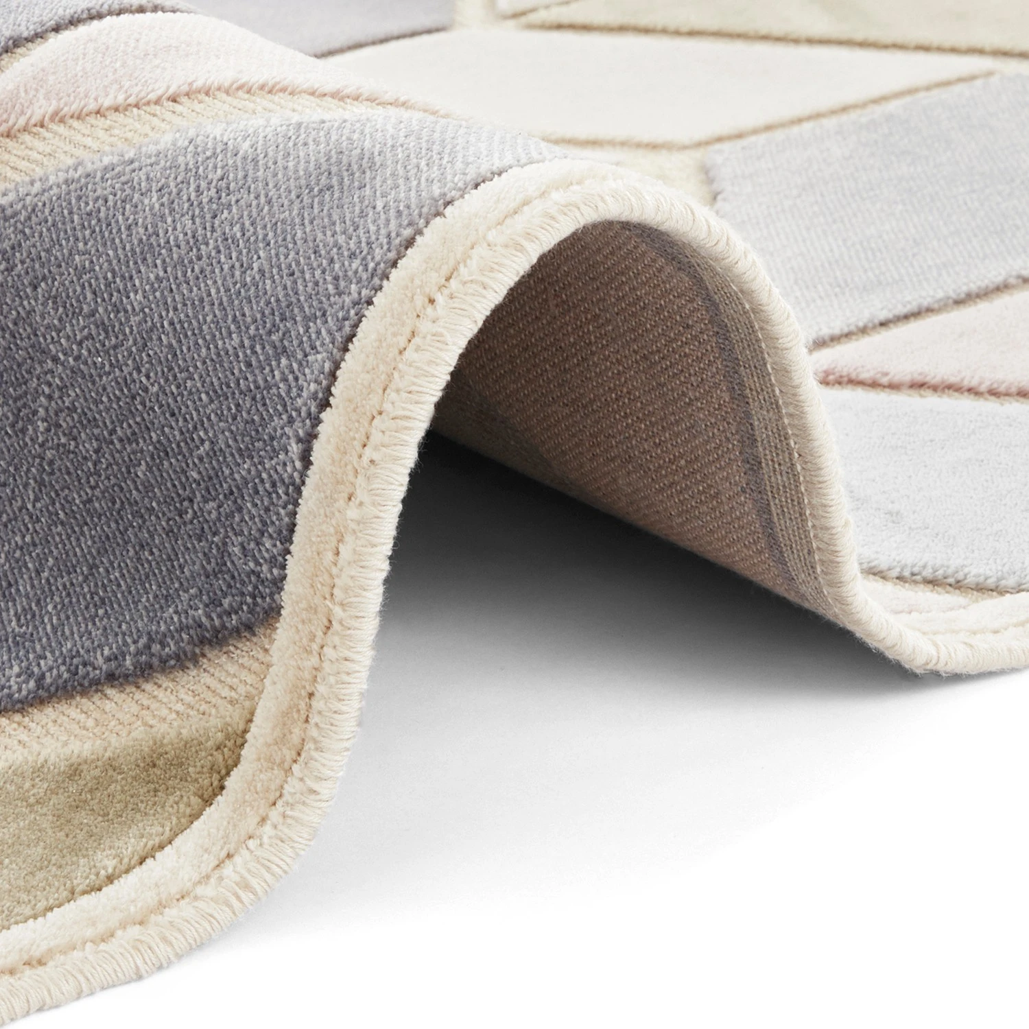 ELLE DECORATION Läufer Loire - Viskose - Mauve / Avocado 3 ELLE DECORATION Läufer Loire - Viskose - Mauve / Avocado – Bild 3