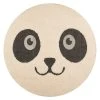 Zala Living Kinderteppich Panda Pete - Kunstfaser - Creme / Schwarz