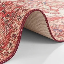 Nouristan Läufer Leta - Webstoff - Orientrot -Teppiche populaire boutique 1000195468 191219 07034500959 DETAILS P000000001000195468