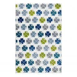 ByGraziela Kinderteppich Kleeblatt - Kunstfaser - Multicolor