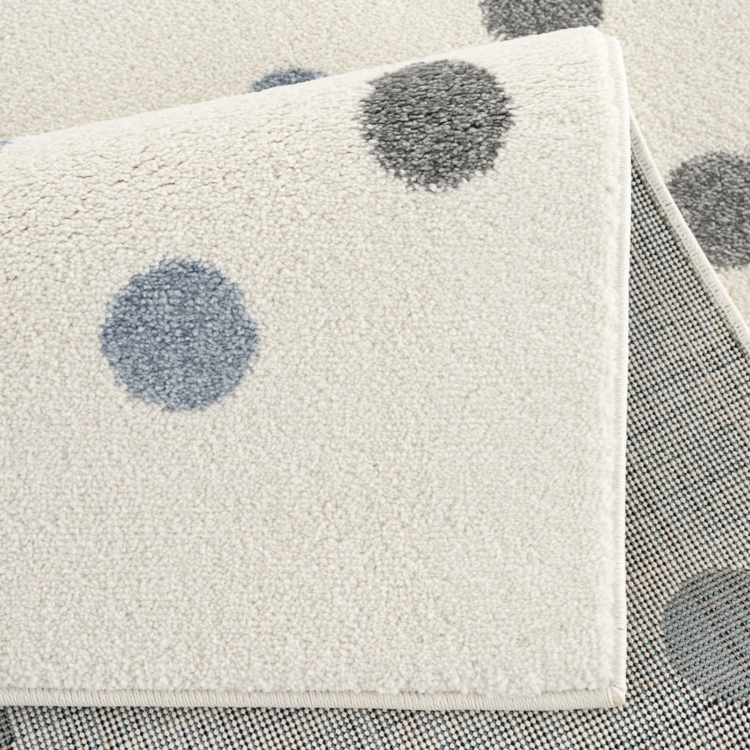 Happy Rugs Kinderteppich Confetti - Kunstfaser - Creme / Grau - 120 x 180 cm 5 Happy Rugs Kinderteppich Confetti - Kunstfaser - Creme / Grau - 120 x 180 cm – Bild 5