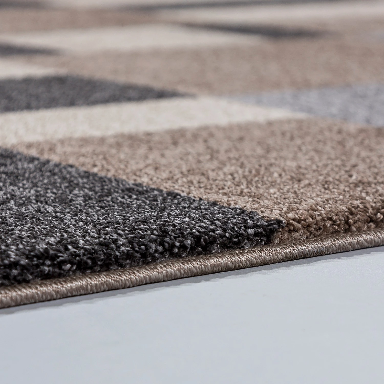 Astra Hochflorteppich Savona I - Webstoff - Nougat / Creme - 160 x 230 cm 4 Astra Hochflorteppich Savona I - Webstoff - Nougat / Creme - 160 x 230 cm – Bild 4