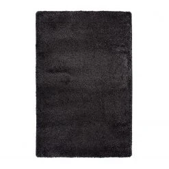 Andiamo Hochflorteppich Siena - Kunstfaser - Anthrazit - 67 x 140 cm