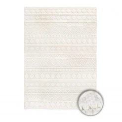 Luxor living Wollteppich Hägga - Wolle - Creme - 130 x 190 cm -Teppiche populaire boutique 1000210103 220616 080 DETAILS P000000001000210103