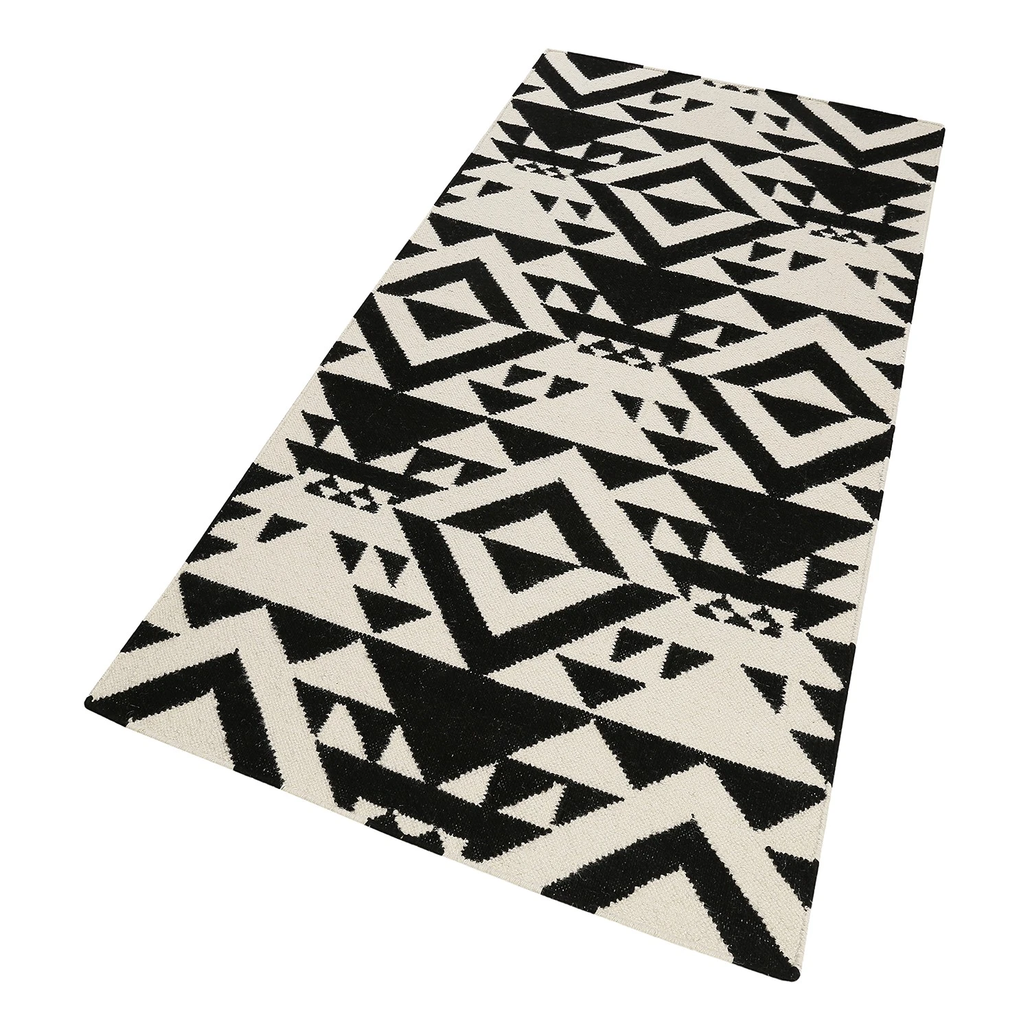 Accessorize Wollteppich Mellow I - Schurwolle - Schwarz - 80 x 150 cm 3 Accessorize Wollteppich Mellow I - Schurwolle - Schwarz - 80 x 150 cm – Bild 3