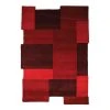 Flair Rugs Wollteppich Collage - Wolle - Rot - 150 x 240 cm
