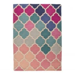 Flair Rugs Wollteppich Rosella II - Wolle - Multi - 160 x 230 cm