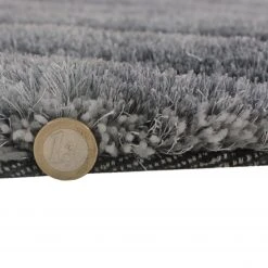 Flair Rugs Hochflorteppich Furrow - Polyester - Grau - 80 x 150 cm -Teppiche populaire boutique 1000230005 211018 09473000322 DETAILS P000000001000230005