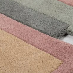 Flair Rugs Woll-Läufer Collage - Wolle - Beige / Rosa - 60 x 230 cm -Teppiche populaire boutique 1000230075 211018 09471400058 DETAILS P000000001000230075